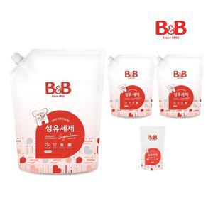 비앤비 유아 섬유세제 1500ml 리필형 3입+증