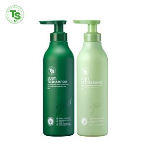 저스트TS 탈모증상비듬완화 샴푸 500g+트리트먼트 500ml 미세먼지 세정