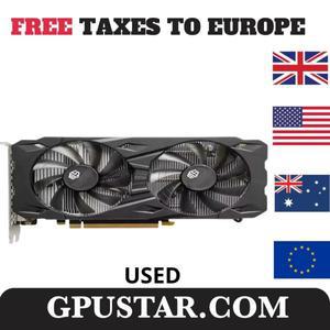 중고 게이밍 그래픽 카드, GTX 1660 Super 6GB 비디오, GDDR6 192 PCI-E 3.0 × 8 핀, 게임