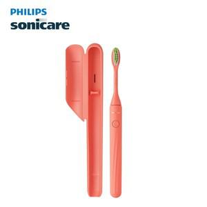필립스 One HY1100 전동 칫솔 및 BH1022 칫솔 헤드 성인 AAA 배터리 음파 진동 휴대용 여행용 칫솔