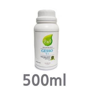 500ml 화이트젯소 소량 목재 철재 시멘트 페인트잿소 실내벽지