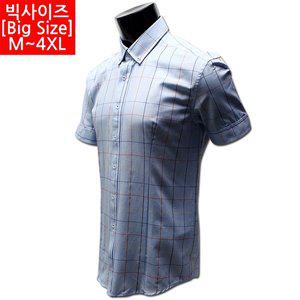 [쿨제이]남자 빅사이즈 린넨 반팔 남방 7부 셔츠 23 DF 213