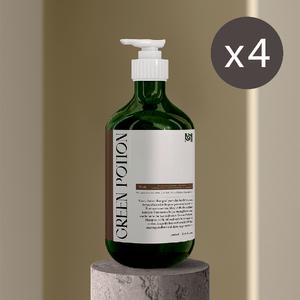 S모바웃 그린포션 어성초샴푸 1000ml x 4