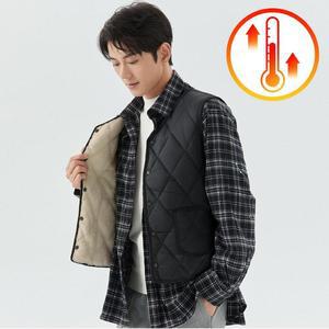 [라일리] Rly 양털 패딩 겨울 방한 보온 퀼팅 남성 조끼