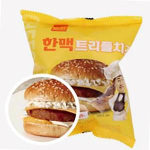 dm 비바 푸드 한맥 트리플 치즈버거 155g 식자재 업소용 식재료 식당용 대용량 단체 급식용 신선푸드