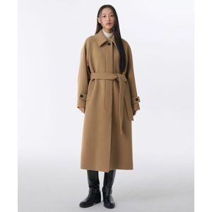 무신사스탠다드 여성 캐시미어 블렌드 발마칸 로브 코트 카멜