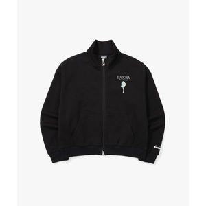 Diadora 블루밍 집업 자켓 우먼 BLACK D5122LFT20BLK