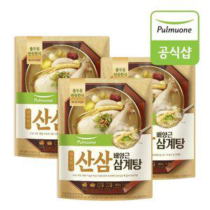풀무원 반듯한식 삼산배양근 삼계탕(실온) 800g x 3봉