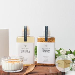 통통납작페트300 300ml 450g 브릿지 마개 1박스 200개 꿀병 꿀통 페트병