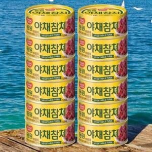 동원FNB 야채참치 150g 12캔 동원참치 가다랑어 통조