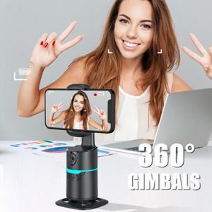 자동 얼굴 추적 짐벌 스태빌라이저, 60 ° 회전 가능, 모바일 핸드폰 거치대 스탠드, 3 셀카봉 삼각대, 아