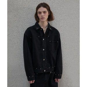 [매장정품] GUBIN 스터드 셀비지 워시드 데님 - 자켓