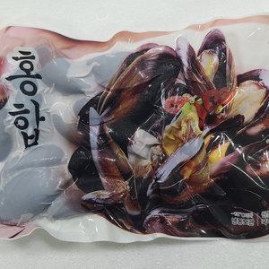 국내산 껍질채 통 자숙 홍합 1팩당 250g 7팩