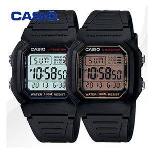 [카시오][CASIO]W-800H-1A/W-800H-9A 카시오 우렌탄 밴드시계