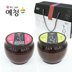 예청 생강+ 쌀 프리미엄 조청세트 1kgx2개 바른먹거리