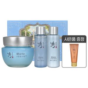 수려한 효비담 수분샘 크림 대용량 150ml 어드밴스드 특별 기획세트 + 수려한 본 클렌징폼 100ml 증정