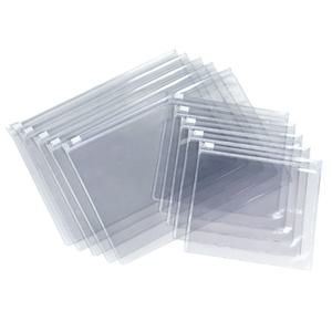 투명 PVC 슬라이드지퍼백 12X10 10장