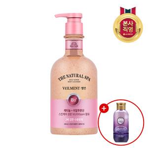 벨먼 스파 수분광채 약산성 스크럽 바디워시 블랙로즈향 600g +자스민200g