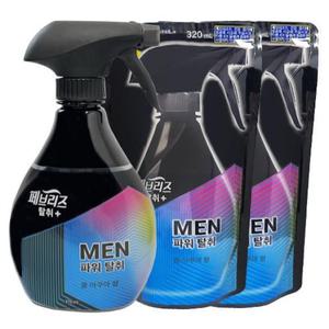 페브리즈 포맨 섬유탈취제 쿨 아쿠아 향 370ml+320mlx2개