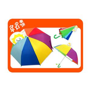 BD 캐릭터입체우산 무지개 어린이용 캐릭터우산