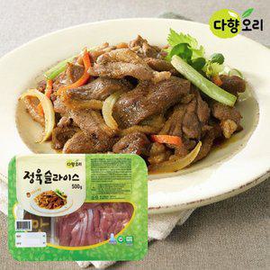 [다향오리] 정육슬라이스 500g (간장소스) x 2팩