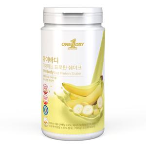 바나나쿠키맛 다이어트 쉐이크 단백질/프로틴/간식/식사대용/보조제/음식/귀리/콩/두유/간단한 아침/오트밀