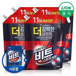 [비트]비트 스트롱 세븐 액체세제 2.22L 리필 x 4개