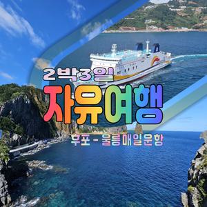 [후포출발]내차와 함께 울릉도2박3일자유여행 (대아리조트2박+국산차량포함)