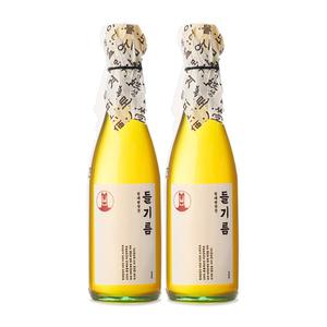 압구정 현대방앗간 35년전통 저온압착 100% 통들깨 방앗간 들기름 300ml x2개