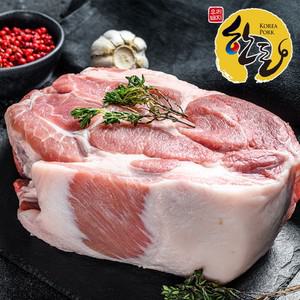 두툼한 한돈 제주식 생 목살 600g