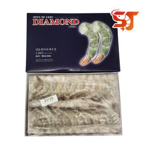 두절 탈각새우 (16/20) 1.8kg 블럭 다이아몬드 냉동 생 칵테일새우 PDTO
