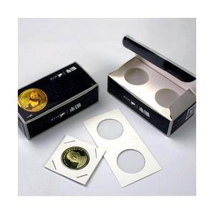 기념주화 종이 동전홀더 케이스 희귀동전 수집 코인앨범 속지 50장 17.5mm