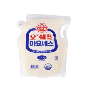 오쉐프 마요네스 스탠딩파우치 3.2kg / 오뚜기마요네즈