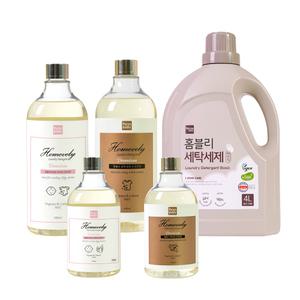 홈블리 주방 세탁 세제 프리미엄 750ml 2개  외 세제모음전 식기세척기 젖병세정제 과일 야채 세정제