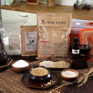 [NS홈쇼핑][안동제비원] 된장만들기 세트 3.5kg (메주,정제염,현미보리가루,생수,씨간장,보..[31924637]