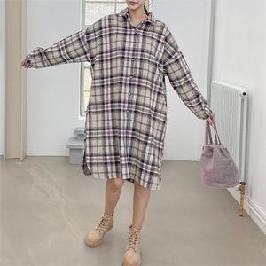 빅사이즈 111 포근윈터체크롱남방 DWBG073