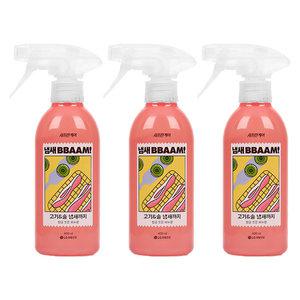 샤프란케어 섬유탈취제 냄새뺌, 400mL, 3개