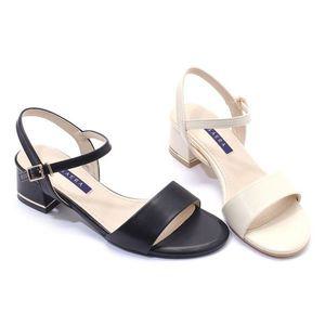 [갤러리아] SAERA 세라 여성 샌들 S22S417 흑색,아이보리 4CM