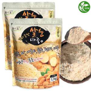 신영몰 쌀눈 마죽 차 1300g X 2개 총 2.6kg 엄마손맛 율무/마/아몬드 식사대용