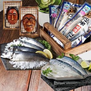 국내산 안동 양반 간고등어 800g 5손 10마리 자반 한끼 손질 냉동 고등어