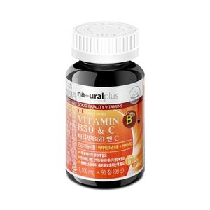 내츄럴플러스 비타민B50 앤 C 1100mg x 90정