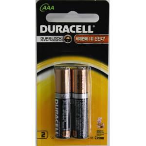 알카라인 건전지 듀라셀 1.5V AAA/AA - 1카드 (2알) 에너자이저