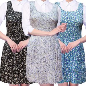 빅사이즈 시원한 여름 얇은 쉬폰 주름 앞치마