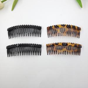 DIY 꽈배기 호피 레오파드 헤어 빗핀 머리핀 2개 1set