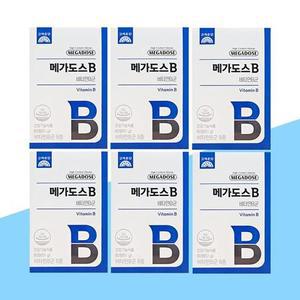 고려은단 메가도스B 비타민B군 850mg x 60정 x 6박스(12개월분)