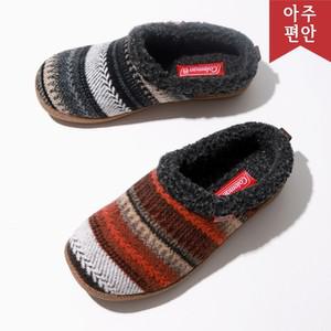 2.5cm 포근포근 니트 털슬리퍼 어그 퍼 겨울 실내화 고무창 112291