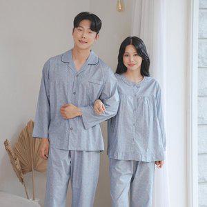 [마누아]60수고밀도 커플잠옷 파자마세트 1532/5532