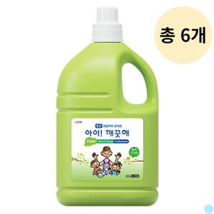 아이깨끗해 대용량 리필 핸드워시 숲속산책향 4.5L X6
