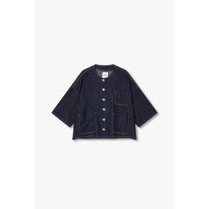 [TOMBOY](본점)노카라하프슬리브데님자켓(9174213984)