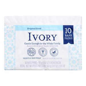 아이보리 IVORY 오리지널 비누 미국산 순한 저자극 세수비누 90g 10개